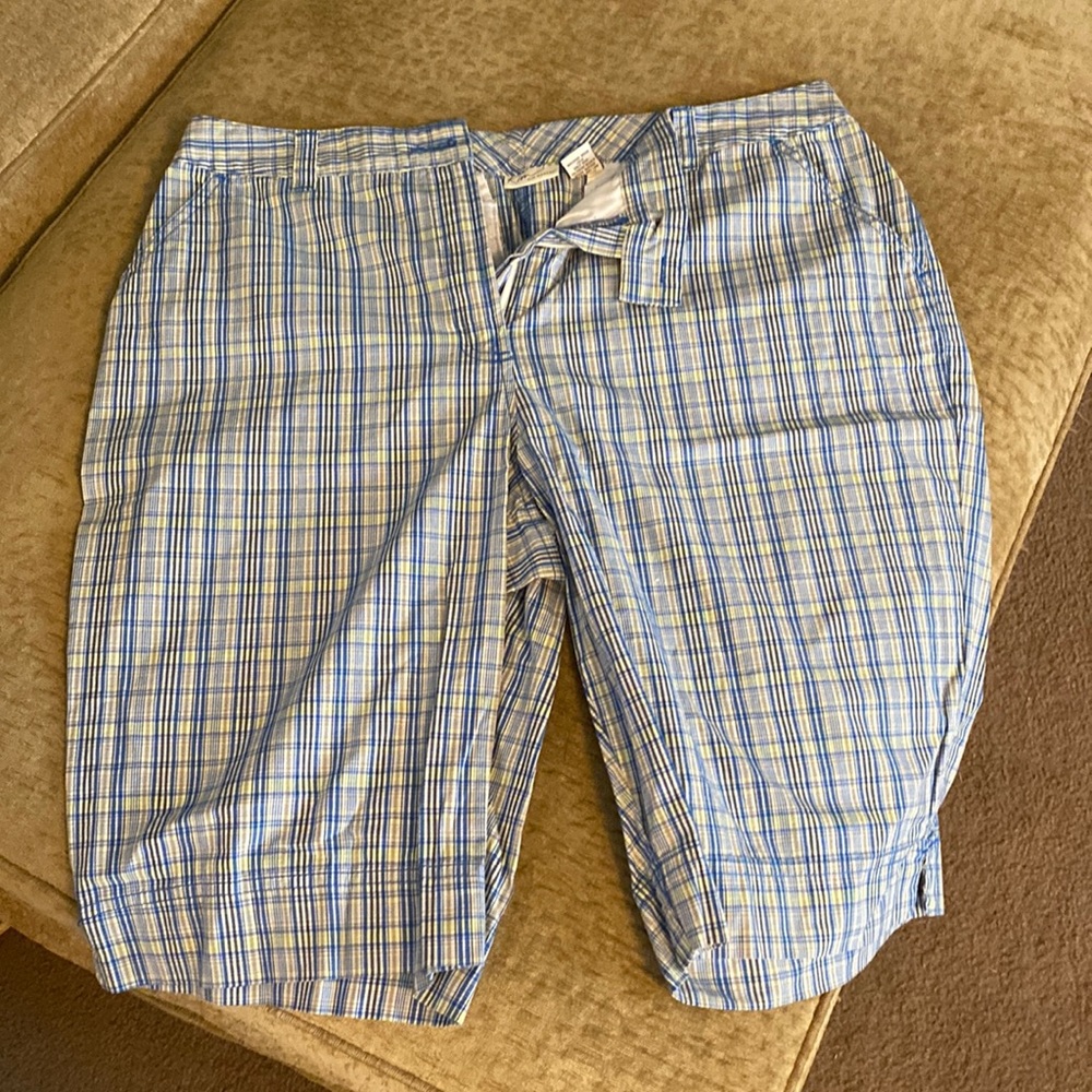 Plaid bermudas